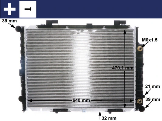 Radiator, engine cooling