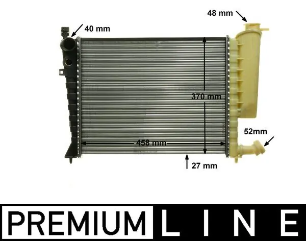 Radiator, engine cooling