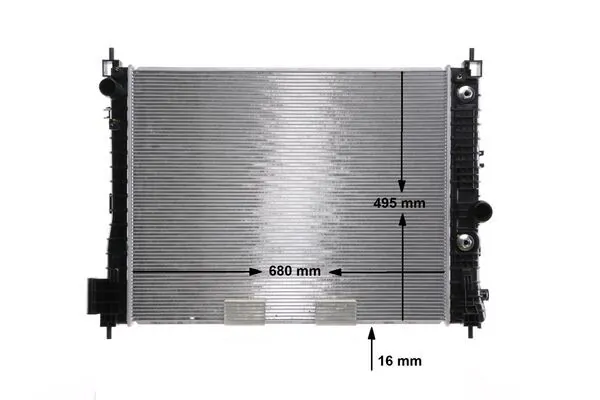 Radiator, engine cooling