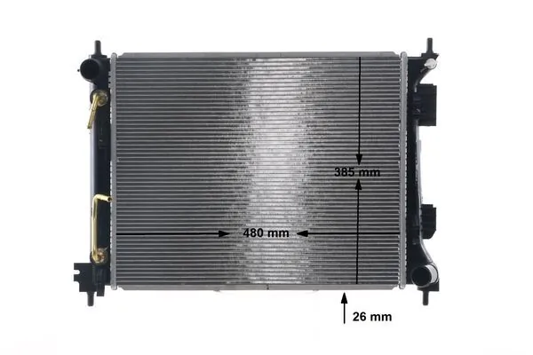 Radiator, engine cooling