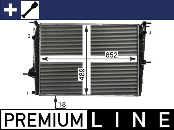 Radiator, engine cooling