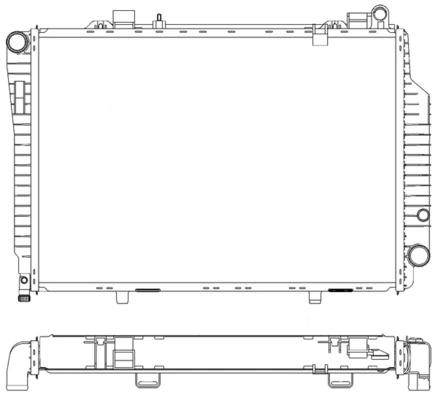Radiator, engine cooling