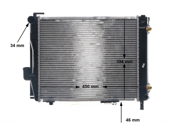 Radiator, engine cooling