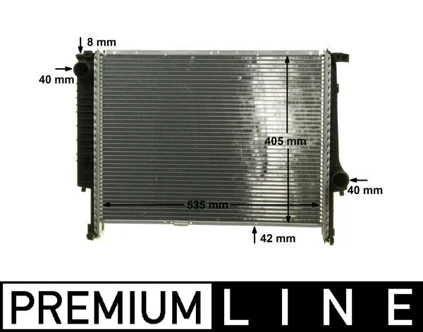 Radiator, engine cooling