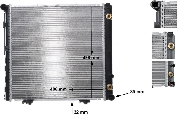 Radiator, engine cooling