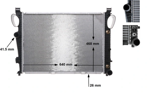 Radiator, engine cooling