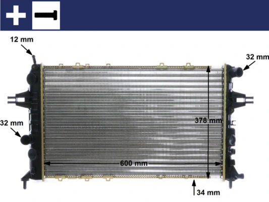 Radiator, engine cooling