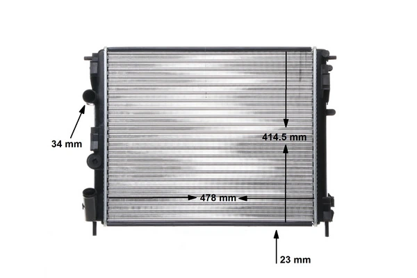 Radiator, engine cooling
