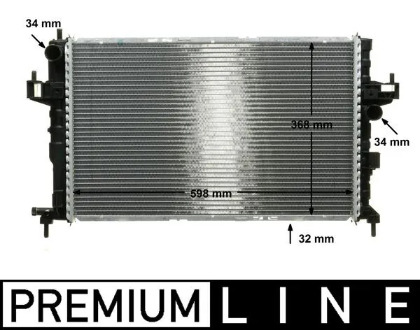 Radiator, engine cooling