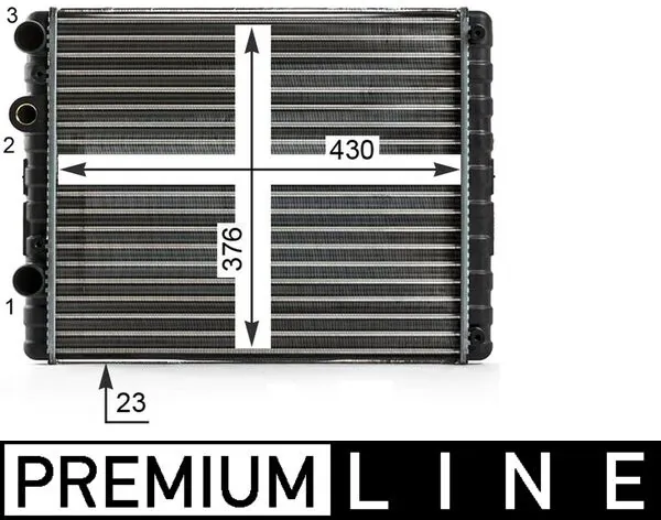 Radiator, engine cooling