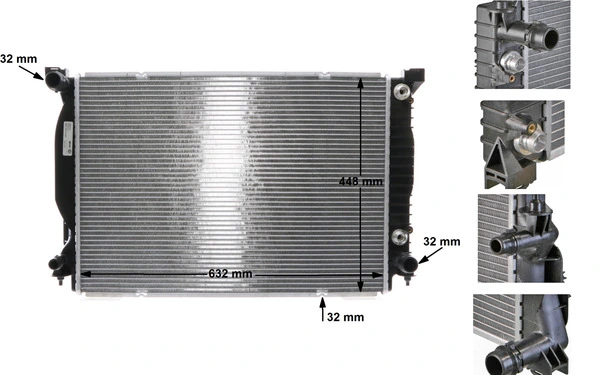 Radiator, engine cooling