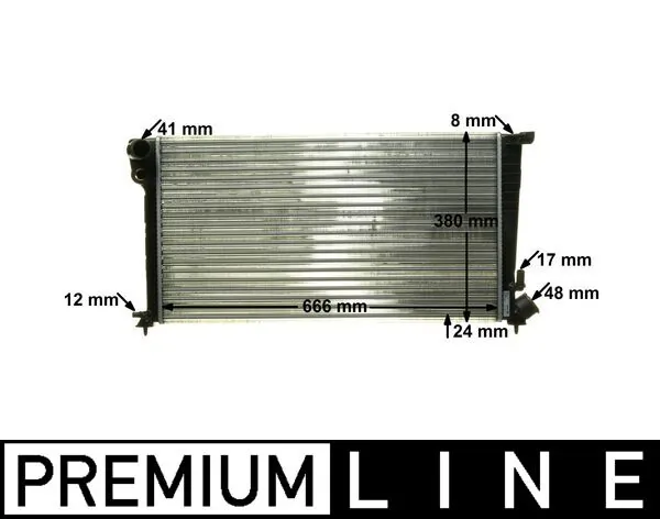 Radiator, engine cooling