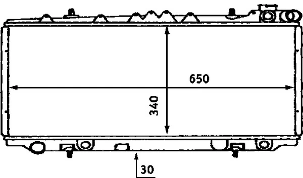 Radiator, engine cooling