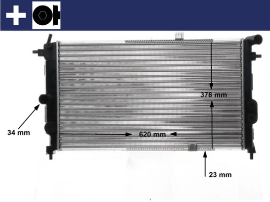 Radiator, engine cooling