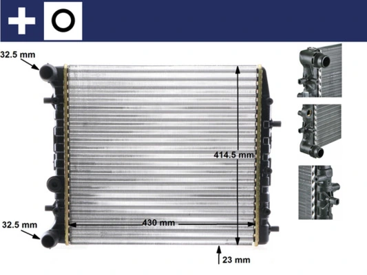 Radiator, engine cooling