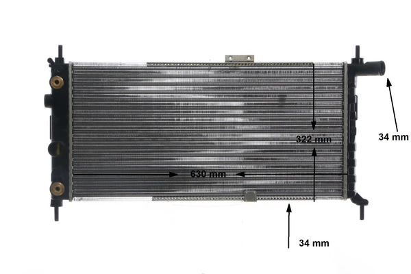 Radiator, engine cooling