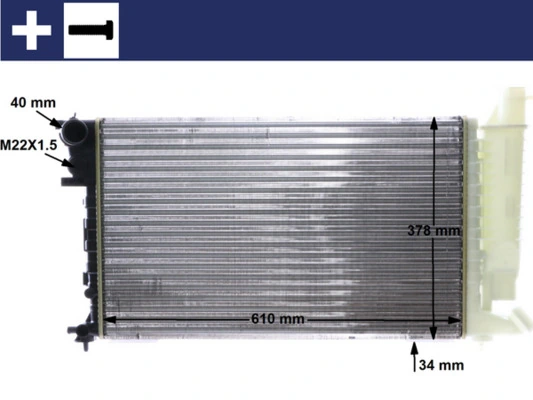 Radiator, engine cooling