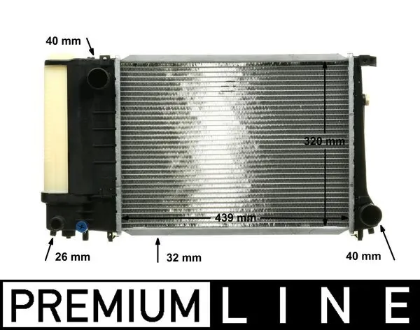 Radiator, engine cooling