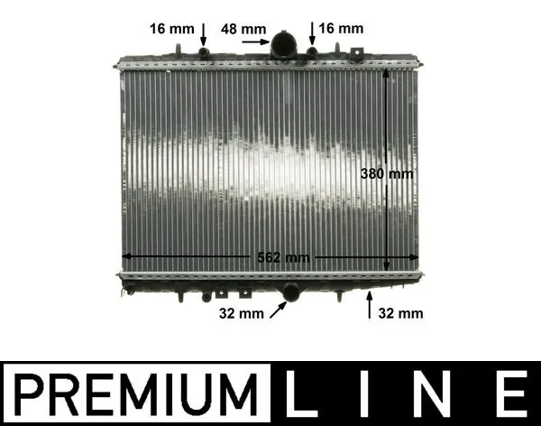 Radiator, engine cooling
