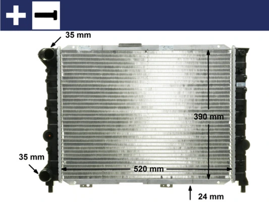Radiator, engine cooling