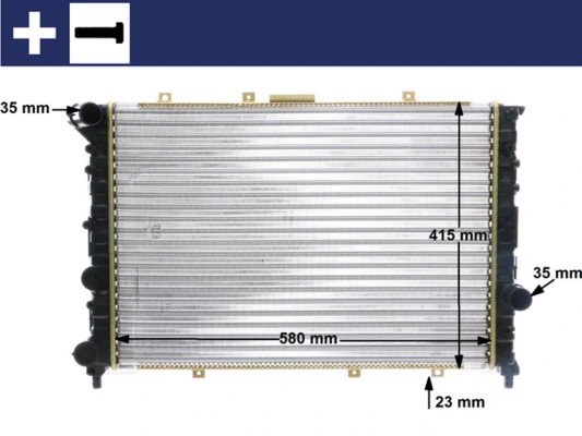 Radiator, engine cooling
