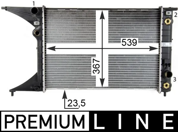 Radiator, engine cooling