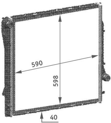 Radiator, engine cooling