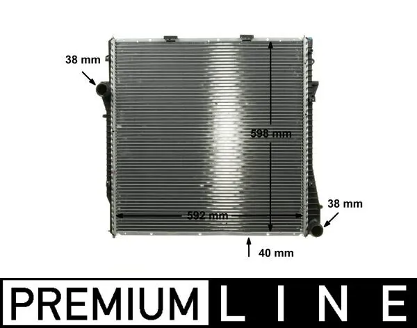 Radiator, engine cooling