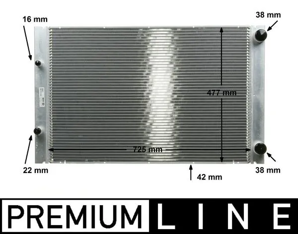 Radiator, engine cooling