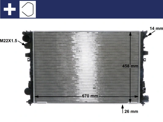 Radiator, engine cooling