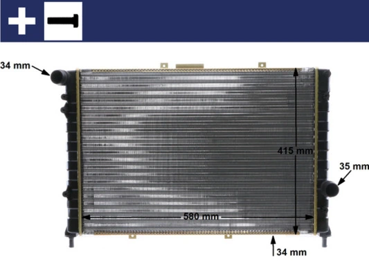 Radiator, engine cooling