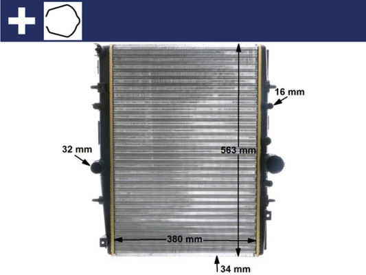 Radiator, engine cooling