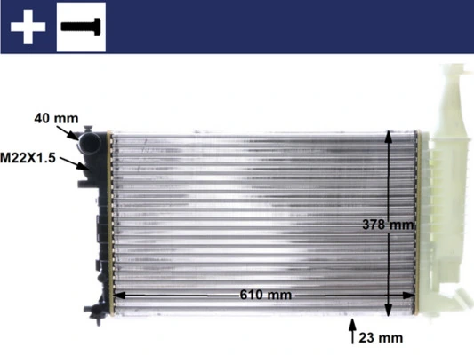 Radiator, engine cooling