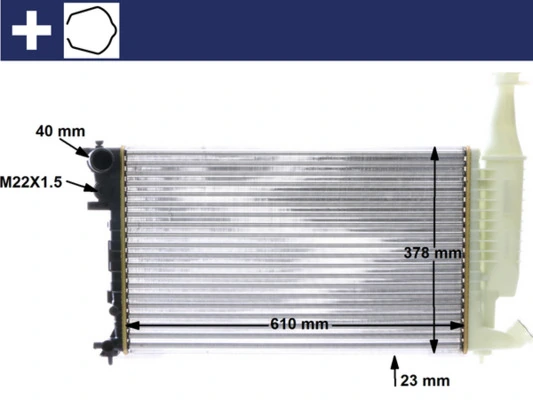 Radiator, engine cooling