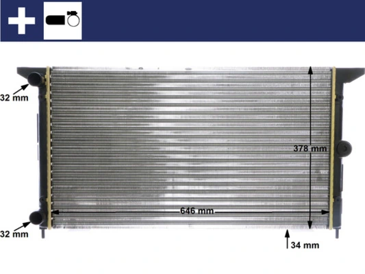 Radiator, engine cooling