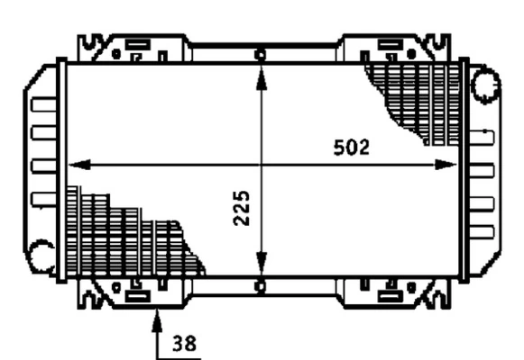 Radiator, engine cooling