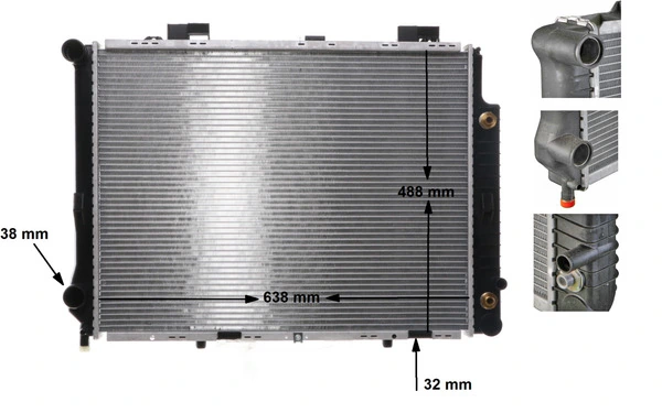 Radiator, engine cooling