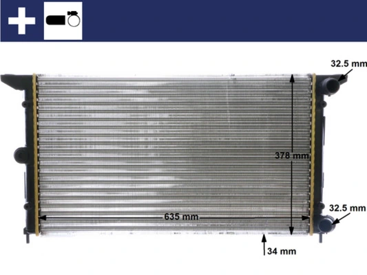 Radiator, engine cooling