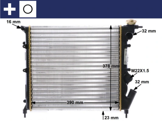 Radiator, engine cooling