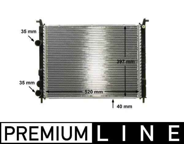 Radiator, engine cooling