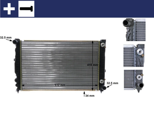 Radiator, engine cooling