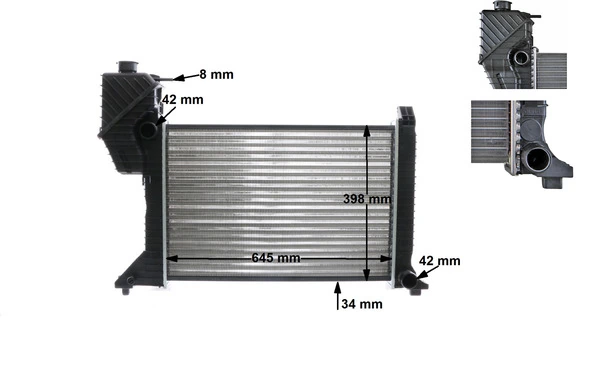 Radiator, engine cooling