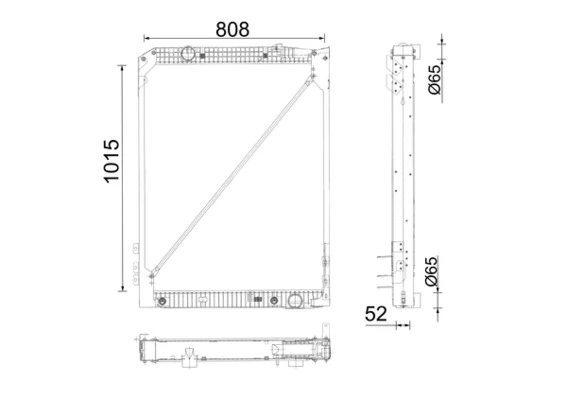 Radiator, engine cooling