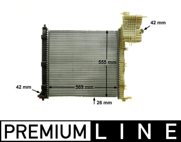 Radiator, engine cooling