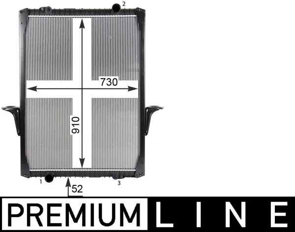 Radiator, engine cooling