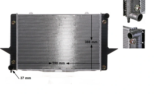 Radiator, engine cooling