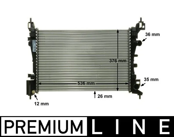 Radiator, engine cooling