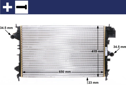 Radiator, engine cooling