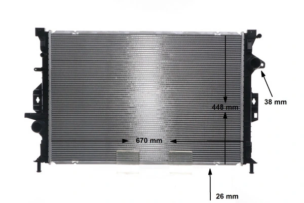 Radiator, engine cooling
