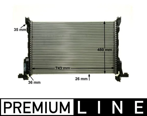 Radiator, engine cooling